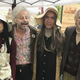 Carrie Brownstein, Nick Kroll, Fred Armisen, and John Mulaney in character (Photo via Carrie Brownstein's Instagram)